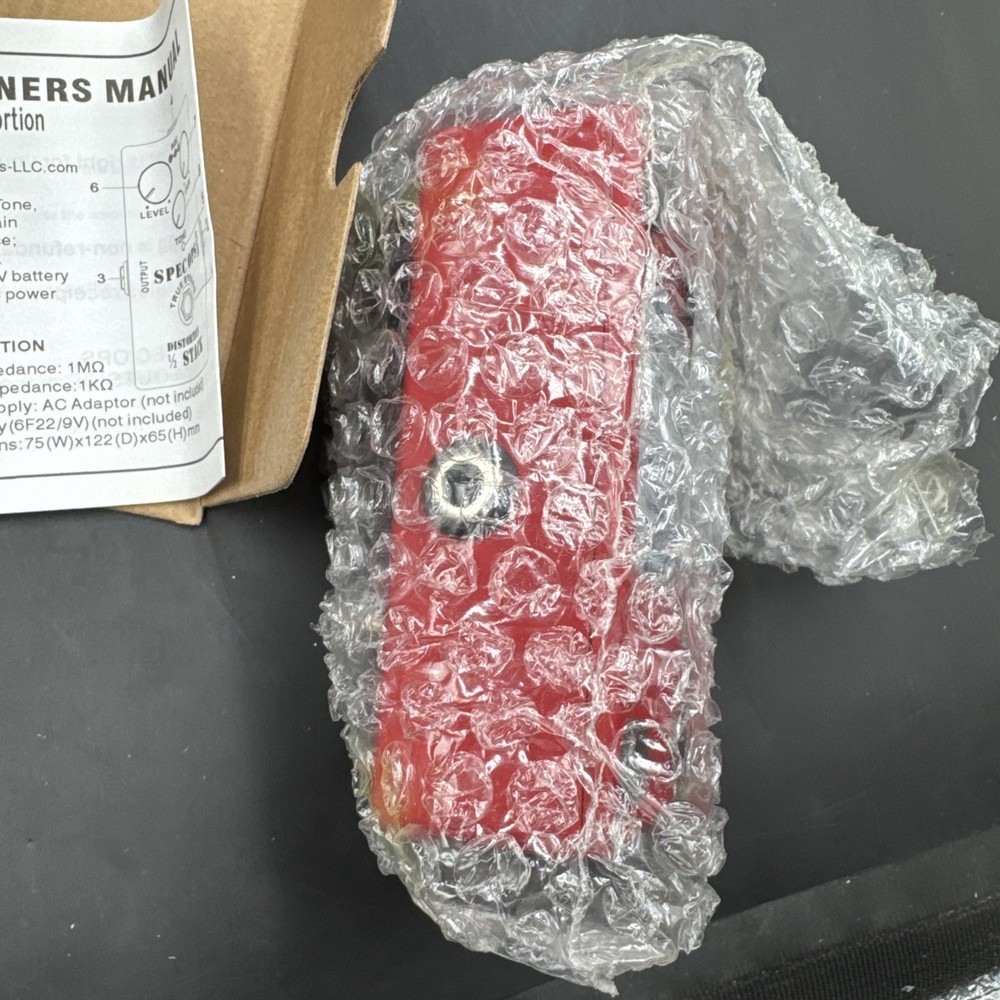 SPEC OPS Distortion 1/2 Stack Guitar Pedal • Mini Amp Stack • Distortion Effect