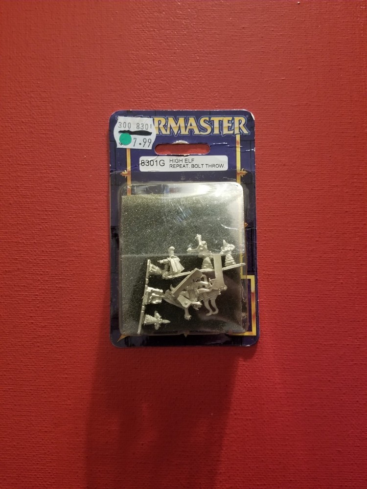 GAME WORKSHOP CITADEL -VINTAGE WARMASTER  HIGH ELF BOLT THROW MINIATURES 2000