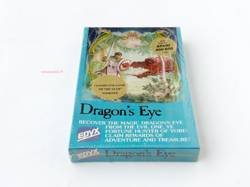 Dragon's Eye - Epyx - 1981 / Atari 8-bit - Sealed