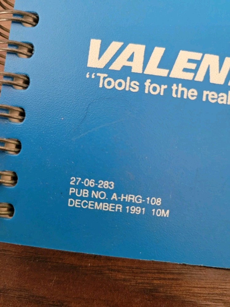 Valenite Handy Reference Guide Milling Drilling Reaming 1991 GTE Tools