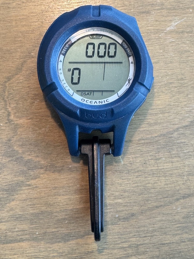 Oceanic BUD back up dive compter - Blue