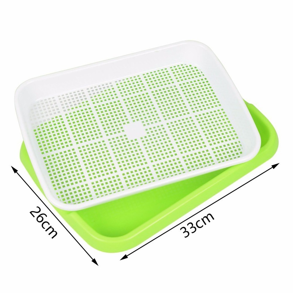 Plastic Sprouting Tray Pots Accessory Cells Container Germination Parts