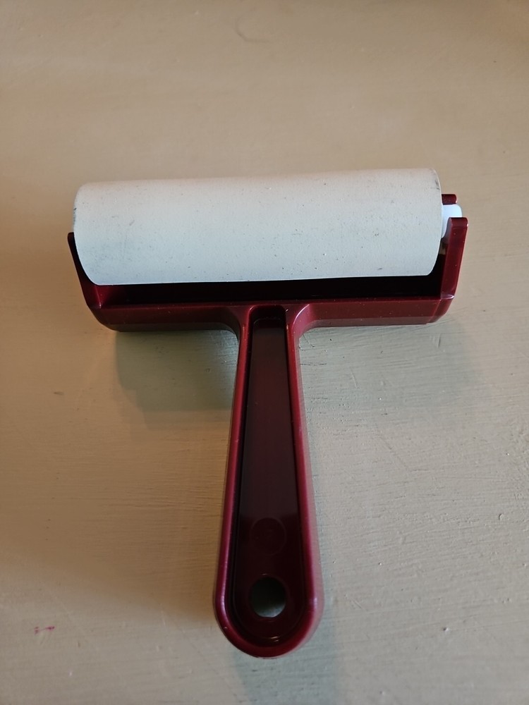 Speedball Soft Runber 4" Roller Brayer Crafting Red Handle