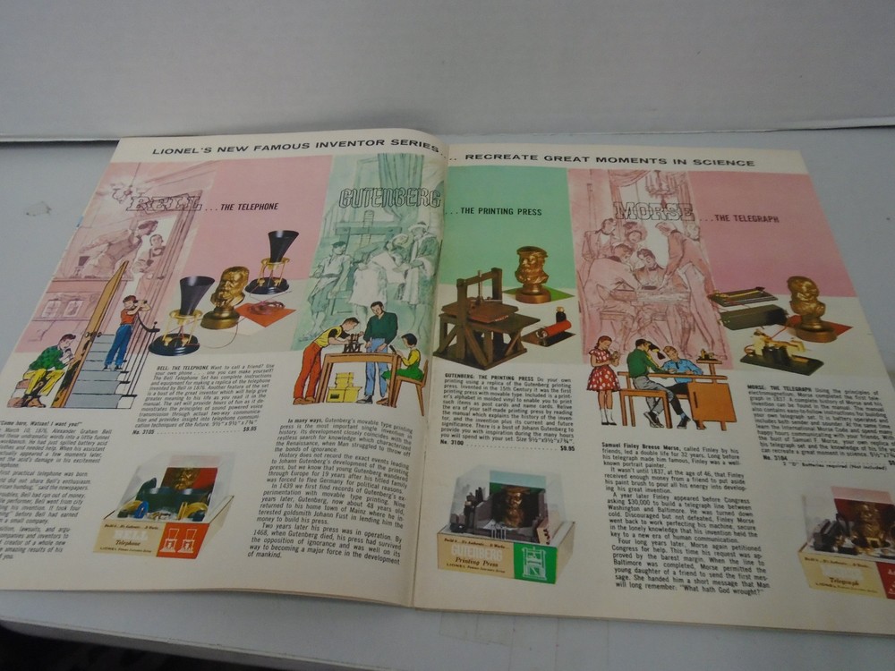 Original 1961 Lionel train Catalog in Mint Condition
