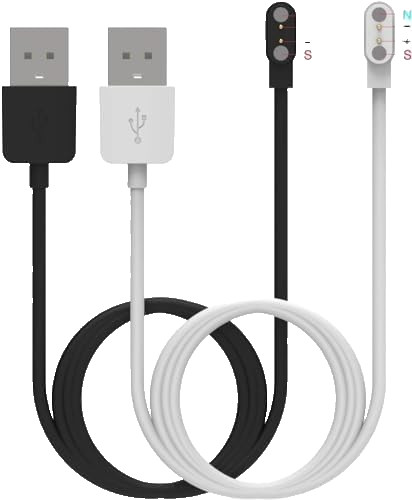 2 Pack Replacement Charger for VeryFit Da Fit Smart Watch USB Cable