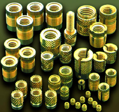 M4 X 8 SCREW-SERT BRASS INSERT FOR PLASTIC