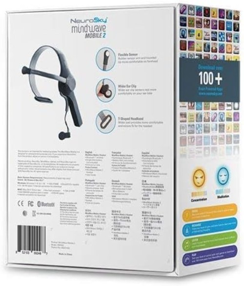 MindWave Mobile 2 EEG Headset - Wireless Bluetooth Brainwave Meditation Trainer