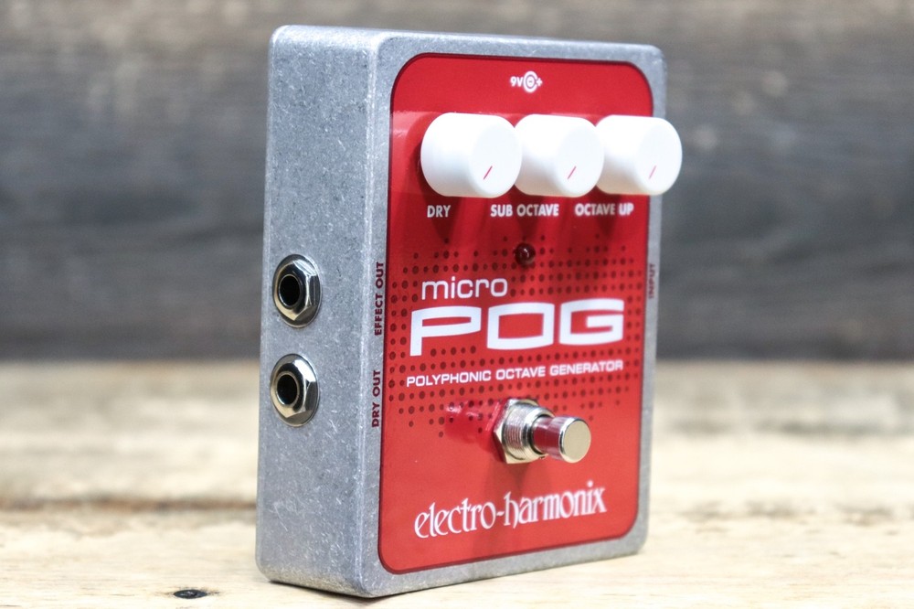 Electro-Harmonix Micro POG Polyphonic Octave Generator Compact Effect Pedal