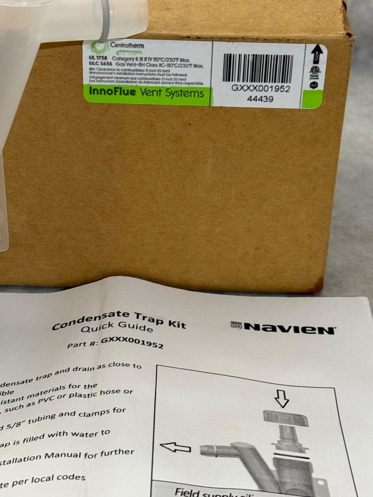 Navien Condensate Trap GXXX001952