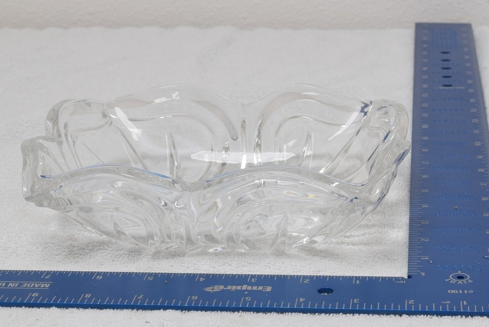Spring Flair Small Rectangular Bowl Dish by Mikasa, Scalloped Cut 8"