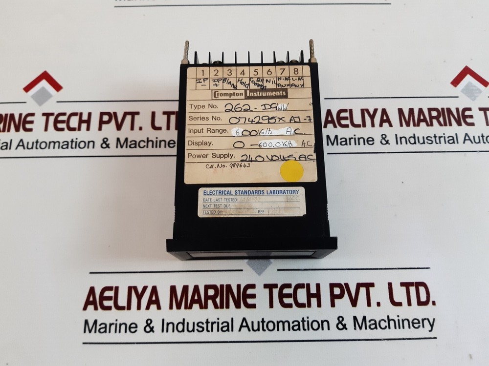 Crompton 262-dgww voltmeter