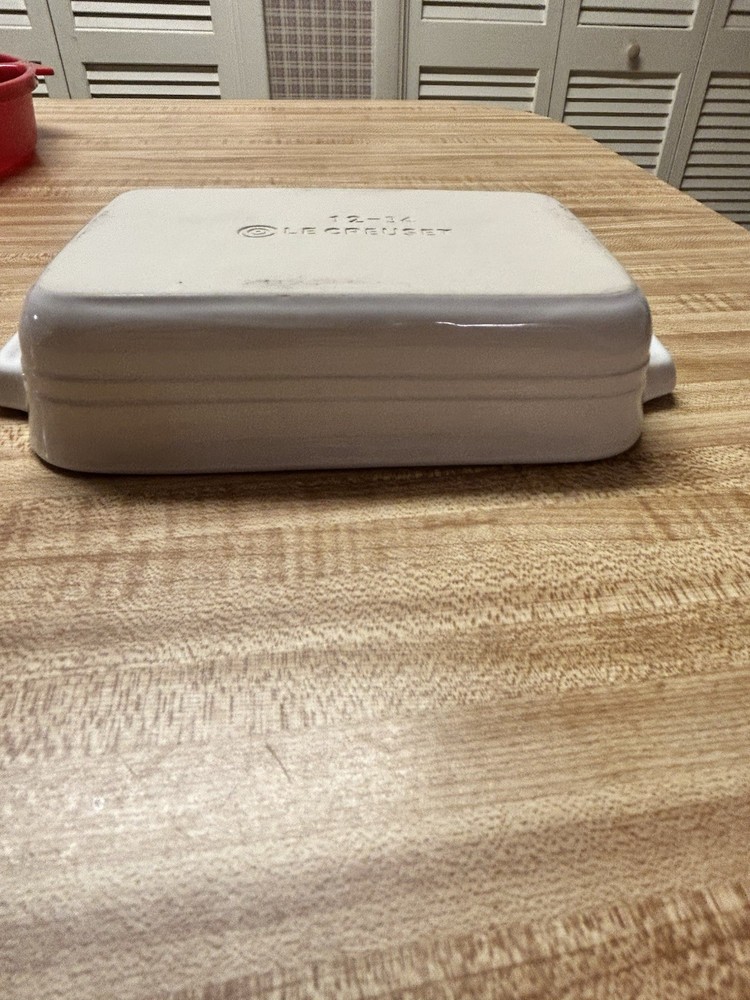 Le Creuset Stoneware Small Rectangular Baker, White