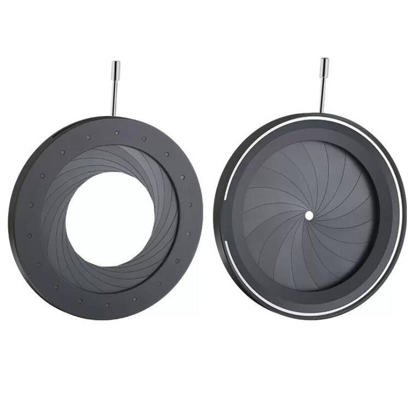1PC Adjustable 4-60mm Mechanical Iris Aperture Diaphragm for Microscope/Camera