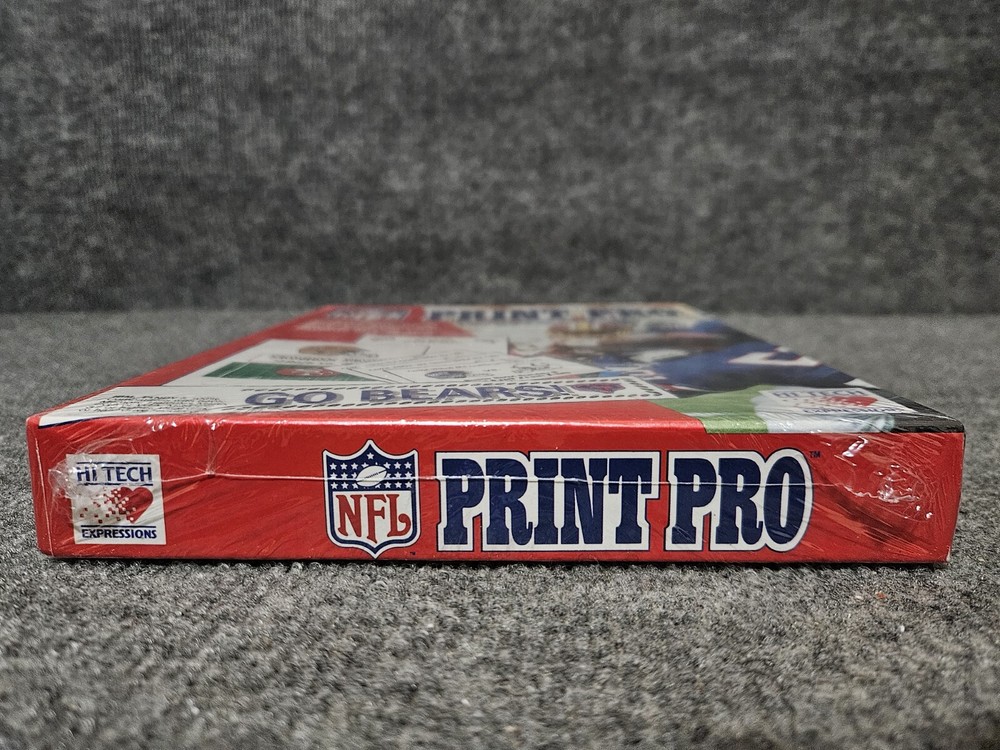 Vintage NFL Print Pro PC Software MS-DOS
