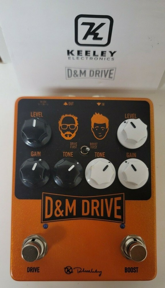 Keeley D&M Drive and Boost Effects Pedal