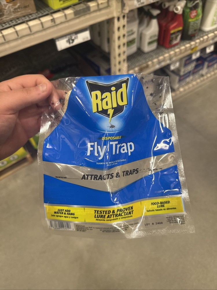 NEW! Raid Disposable Fly Trap (10-Pack)