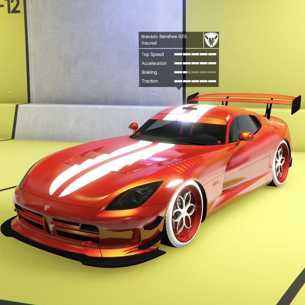 GTA Online PS5 Modified Car: Bravado Banshee GTS