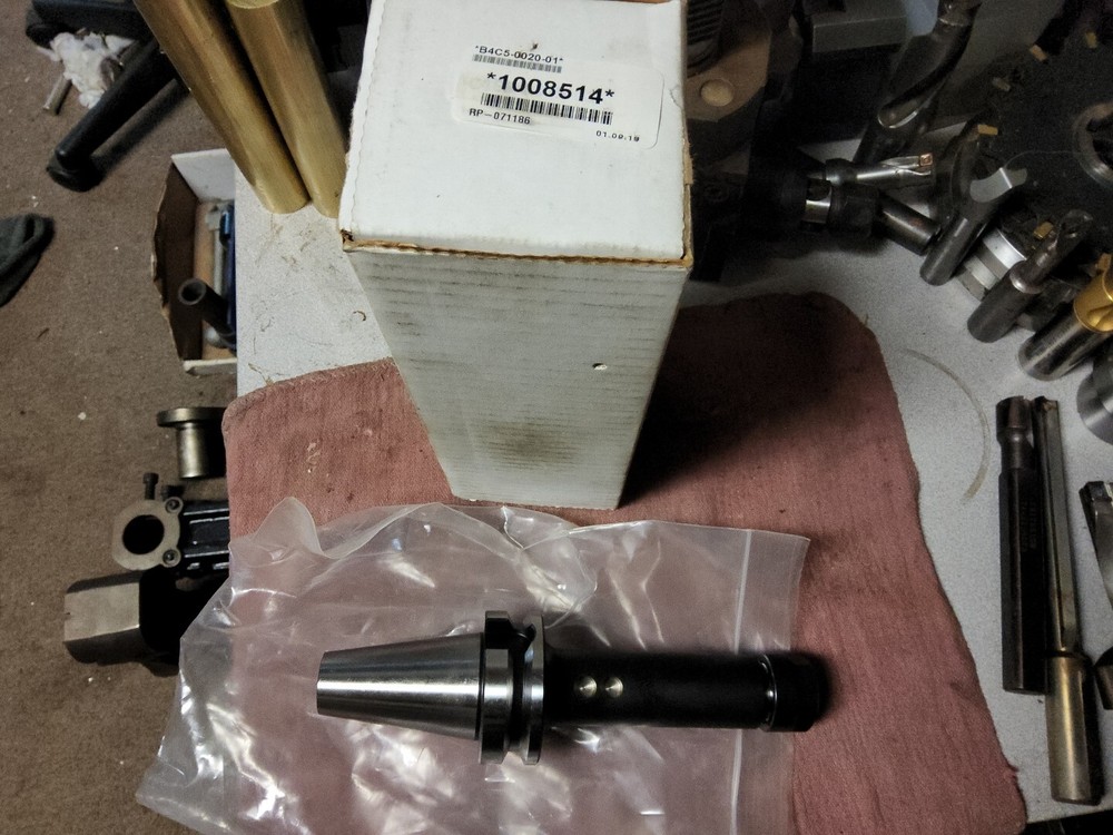 Command B4C5-0020-B BT40 ER20 Collet Chuck Tool Holder 5-1/2" Projection