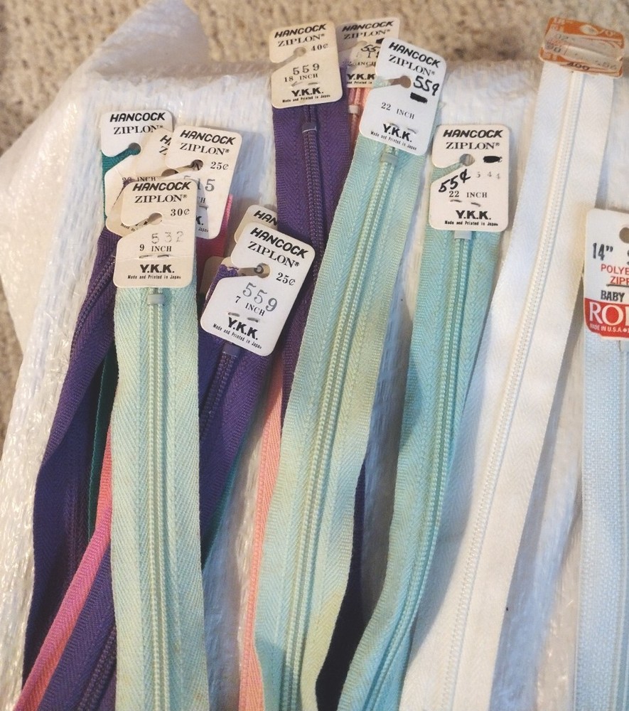 24 Sewing Zippers Hancock & Robin Brands
