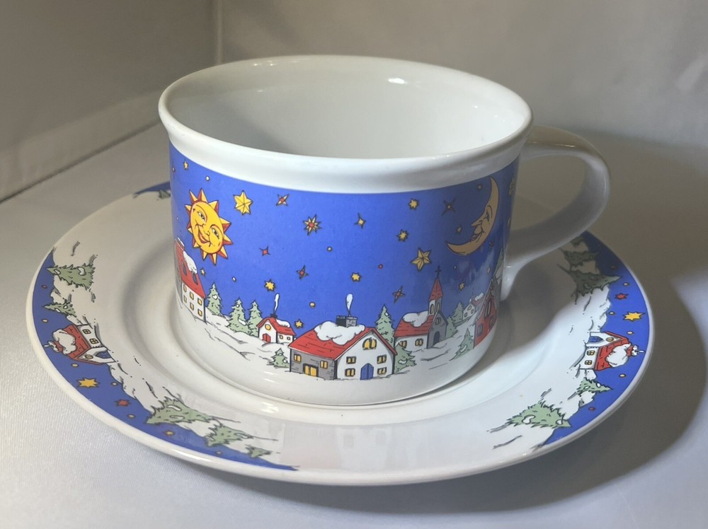 Studio Nova Festive Town MZ470 Cup & Saucer
