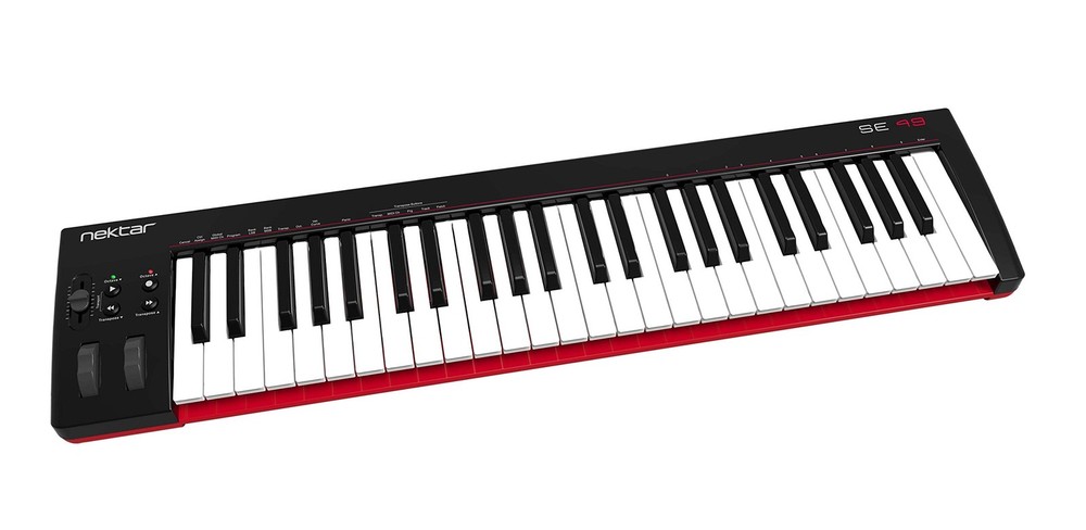 49Key MIDI Controller, Compact Keyboard for Music Production and Performance