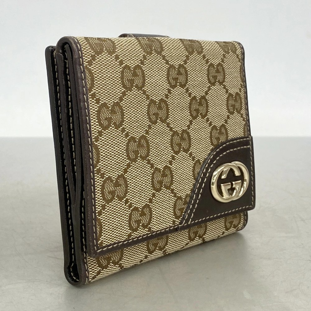 Gucci Wallet GG Canvas Interlocking
