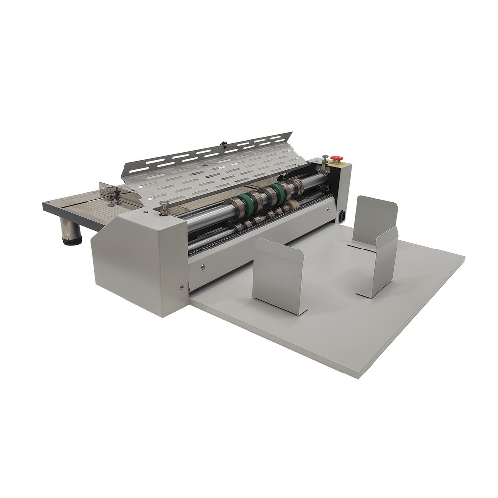 25" Electric Creasing Machine Indentation Automatic Perforating Machine 5 molds