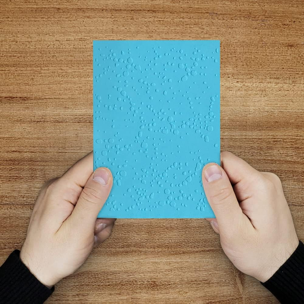 3-D Textured Impressions Background Embossing Folder, Bubble Pattern Plastic Emb