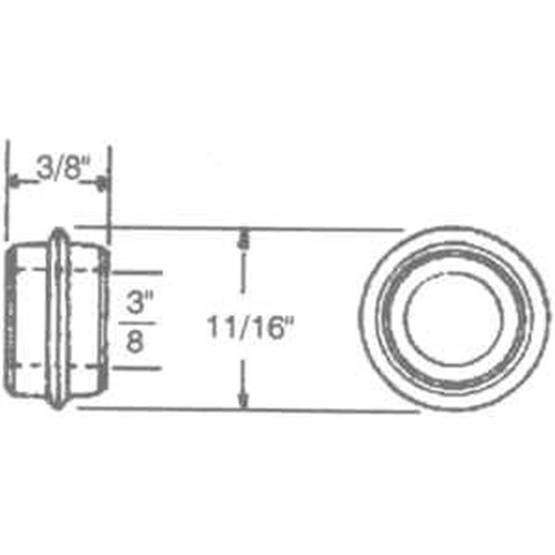 PI-5/8-2 Ceramic Insulator 25pcs