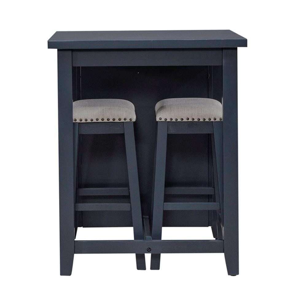 Brook Creek 3 Piece Counter Set - Navy