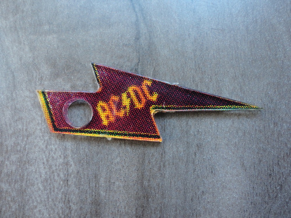 AC/ DC Pinball Machine Promo Plastic Key Chain 3