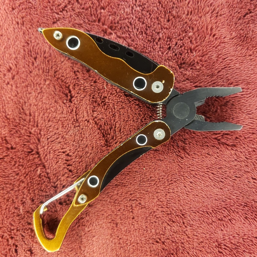Field & Stream Multi Tool Orange Scissors Pliers