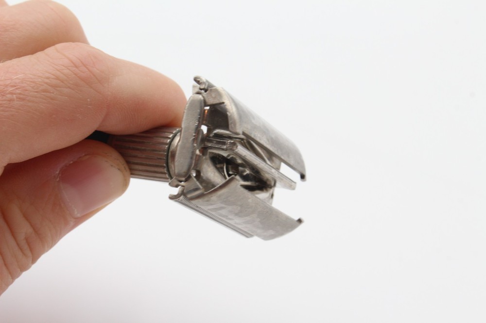 Vintage Gillette Razor Blue Handle