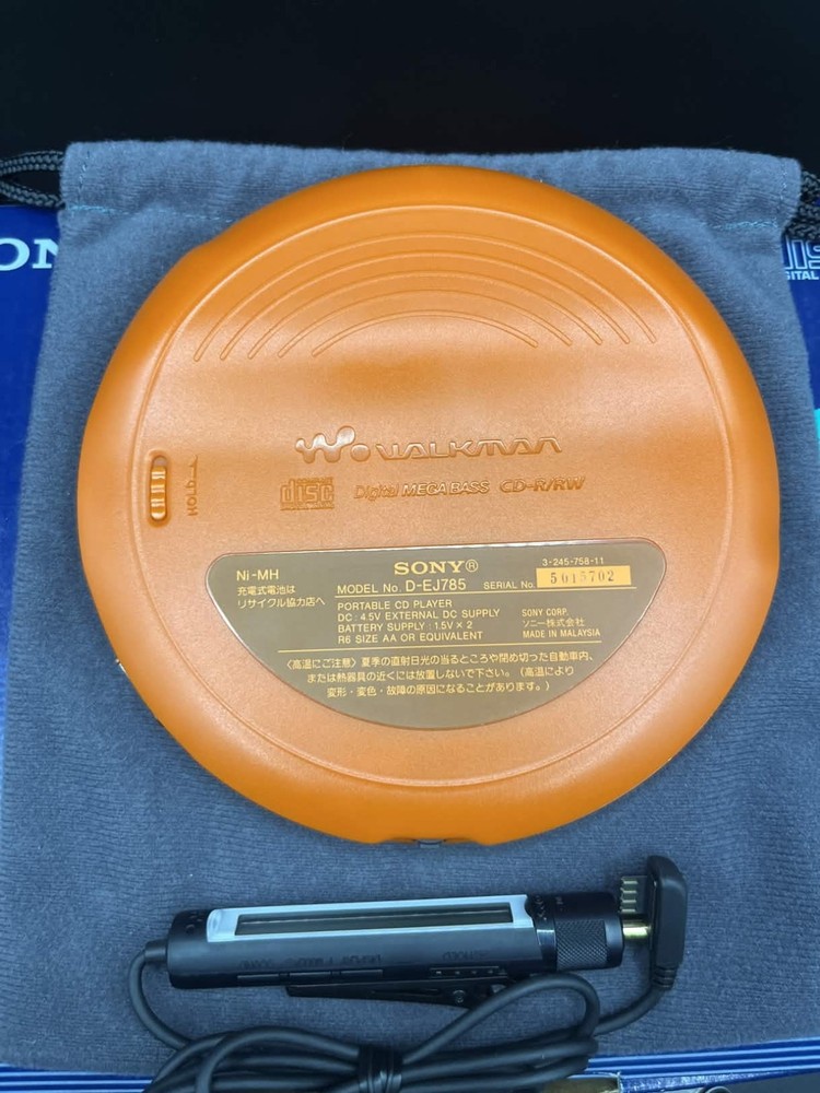 Sony D-EJ785 CD Walkman CD Player Tested Working Boxed