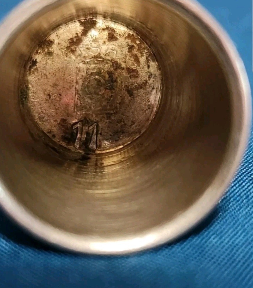 Antique Simons Bros Co Thimble Size 11