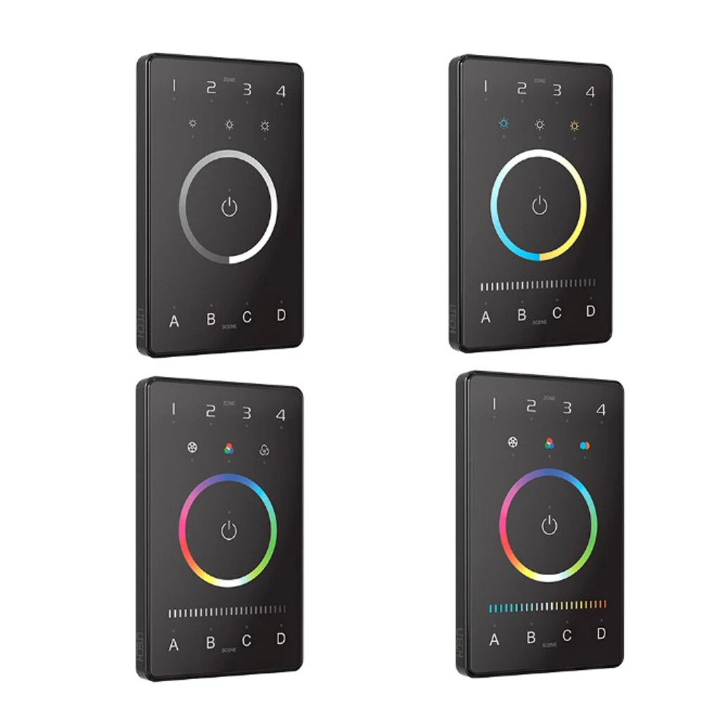 LTech UB1 UB5 RGBW DMX Bluetooth Programmable Touch Wall Mount LED Controller