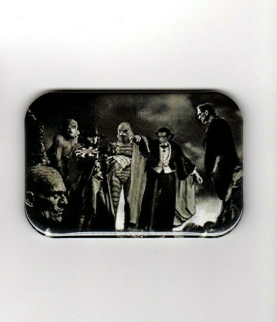 UNIVERSAL MONSTERS 2 REFRIGERATOR MAGNET 2" X 3" WITH ROUNDED CORNER