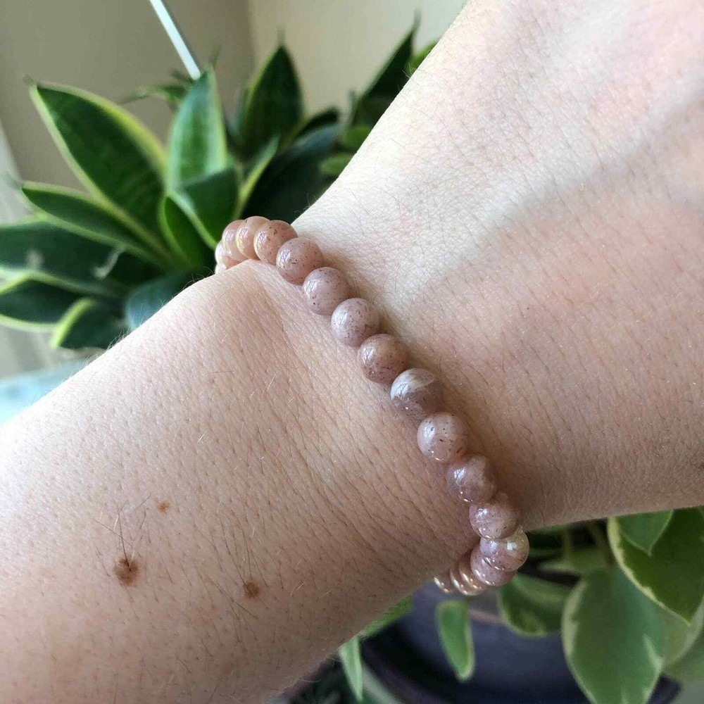 Sunstone Beaded Bracelet