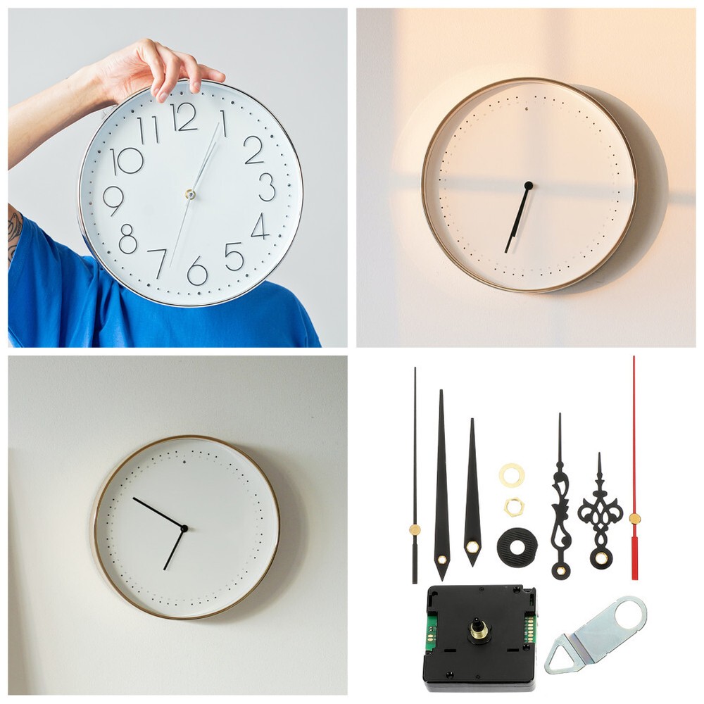 Radio Controlled Clock Movement Replacement Parts Mechanism Wireless
