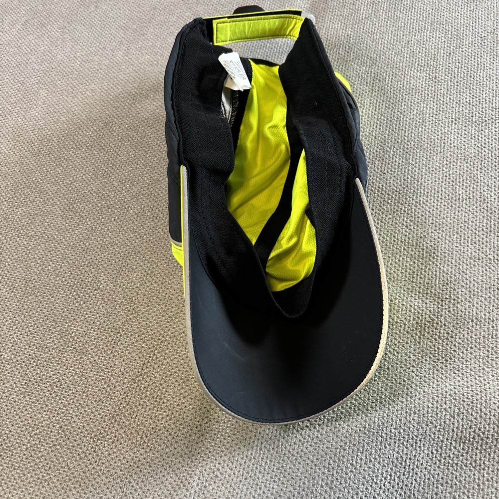 Brooks Running Yellow Lightweight Perforated Adjustable Cap OSFA