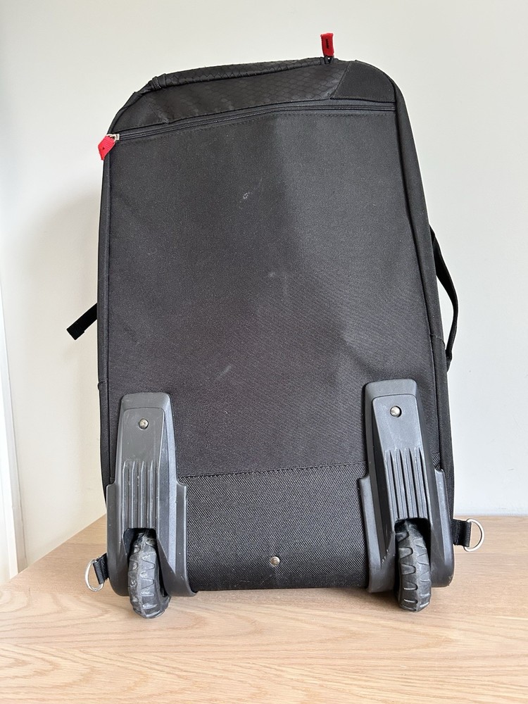 Rolling Worth Baseball Backpack Black