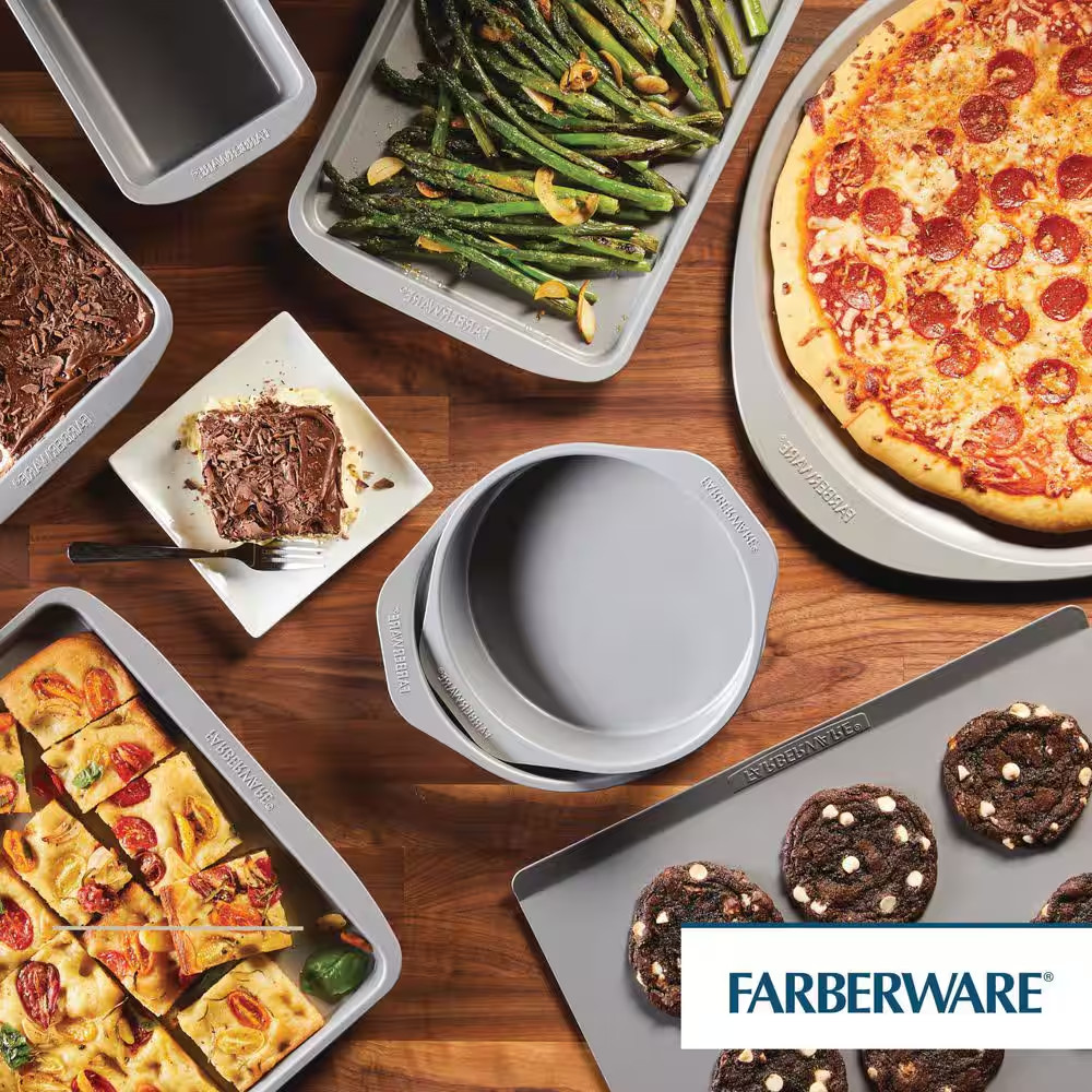 Smartbrown Bakeware 2-Piece Gray Bakeware Set