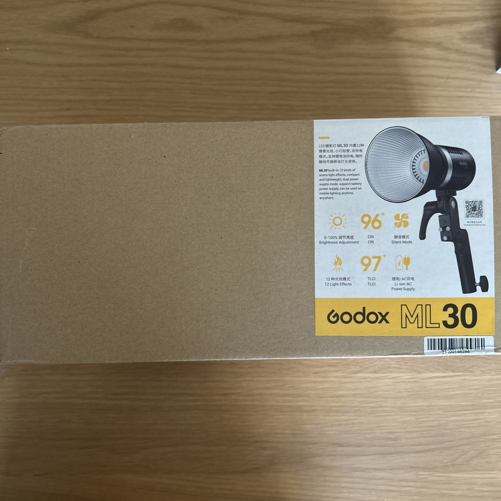 GODOX ML30 Handheld LED Video Light New/Open Box