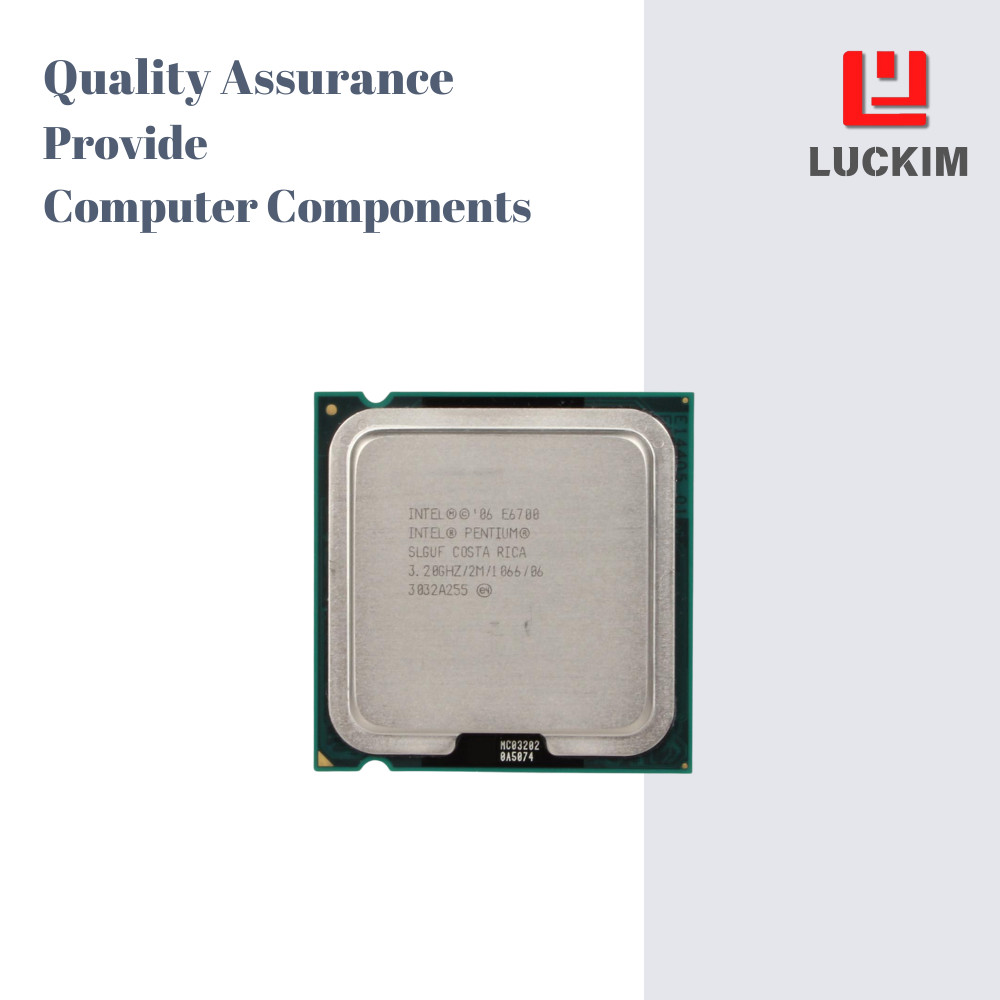Intel E6700 CPU - Socket LGA 775 2 Cores 4 Threads 2.66GHz 4MB L2 Cac