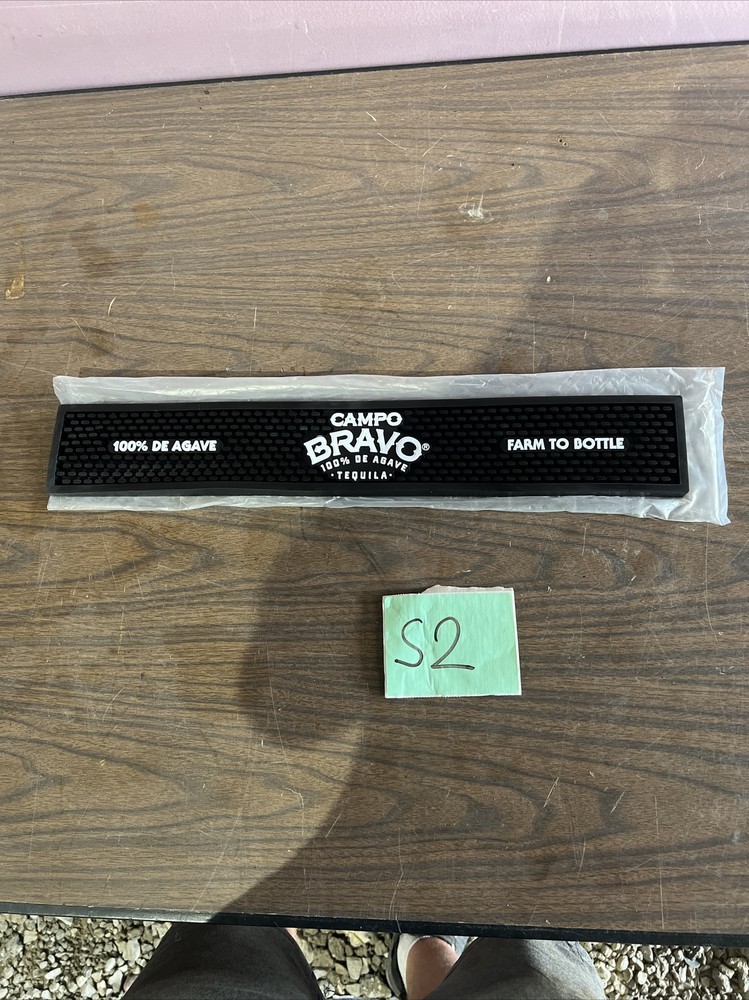 campo bravo tequlia bar mat rail mat
