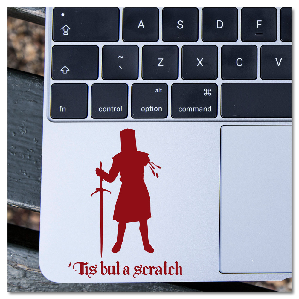 6" Monty Python Black Knight Tiz But A Scratch Vinyl Decal Sticker