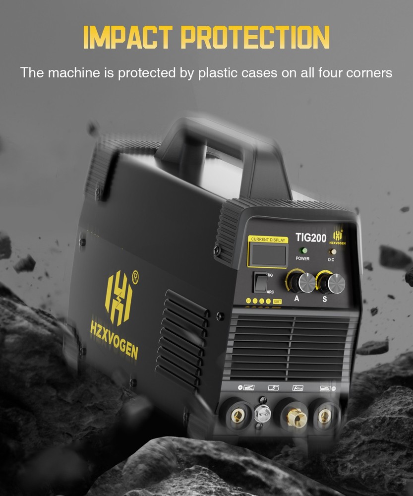 110V/220V High Frequency Stick 2-in-1 TIG Welder Machine with Post Gas Function