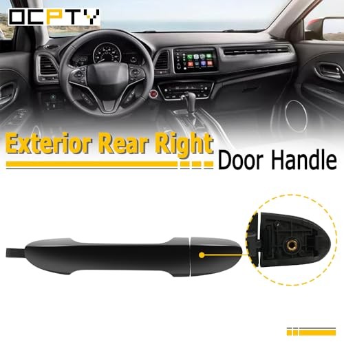 Door Handle Exterior Rear Right Passenger Side Replacement fit 2004-2009 for
