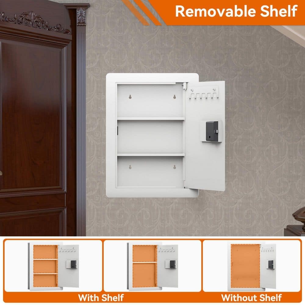 WRIGHTMASTER 0.73 Cu Ft Steel Fire Resistant Wall Safe Combination Lock