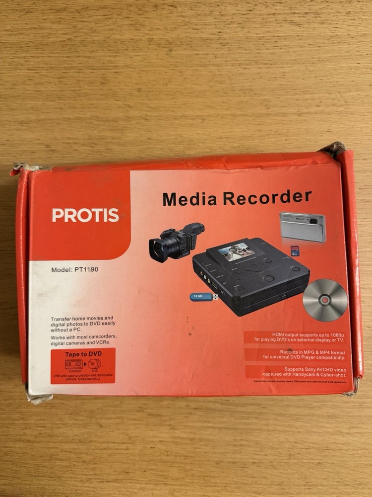 Protis Multi-function Media Recorder (Model PT1190)
